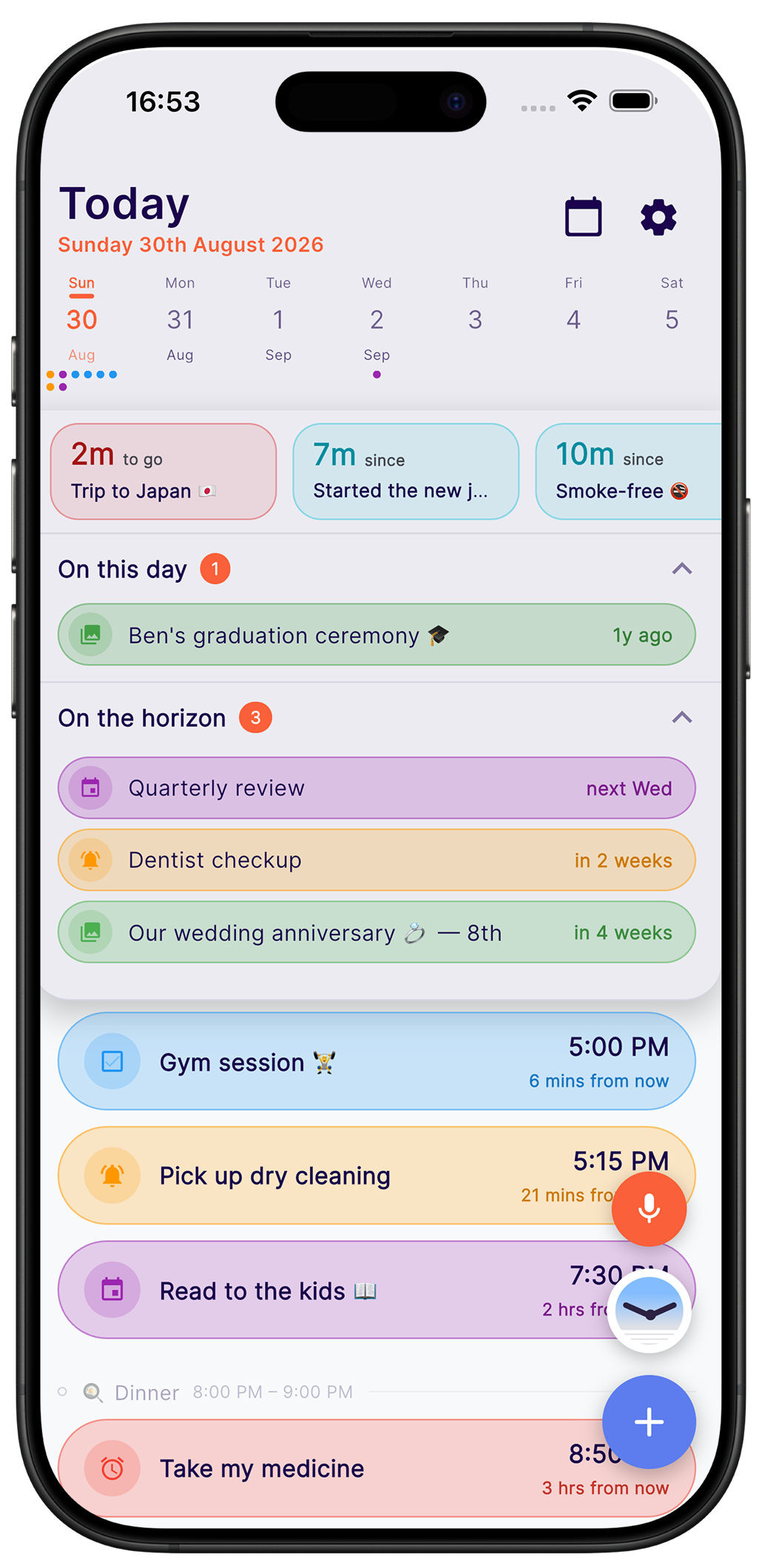 Time Flies — Everything, on one screen